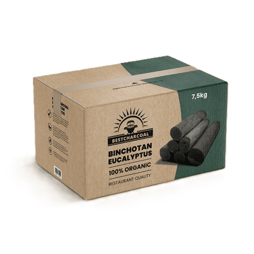 Bestcharcoal Binchotan eucalyptus Japanse witte houtskool in lange staven