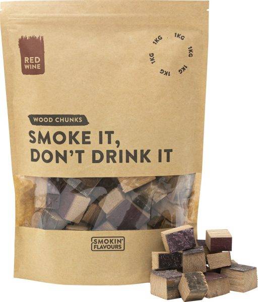 Smokin’ Flavours rookchunks rode wijnvaten 1kg