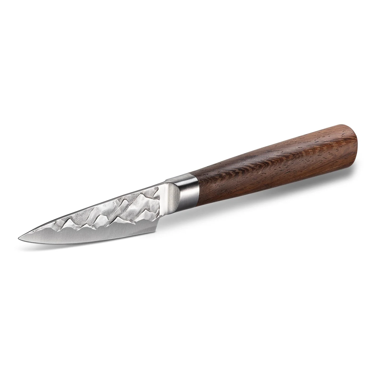 Barecookware schilmesje – klein keukenmes van Duits staal met 80 mm lemmet, ideaal voor fruit, groenten en kruiden.