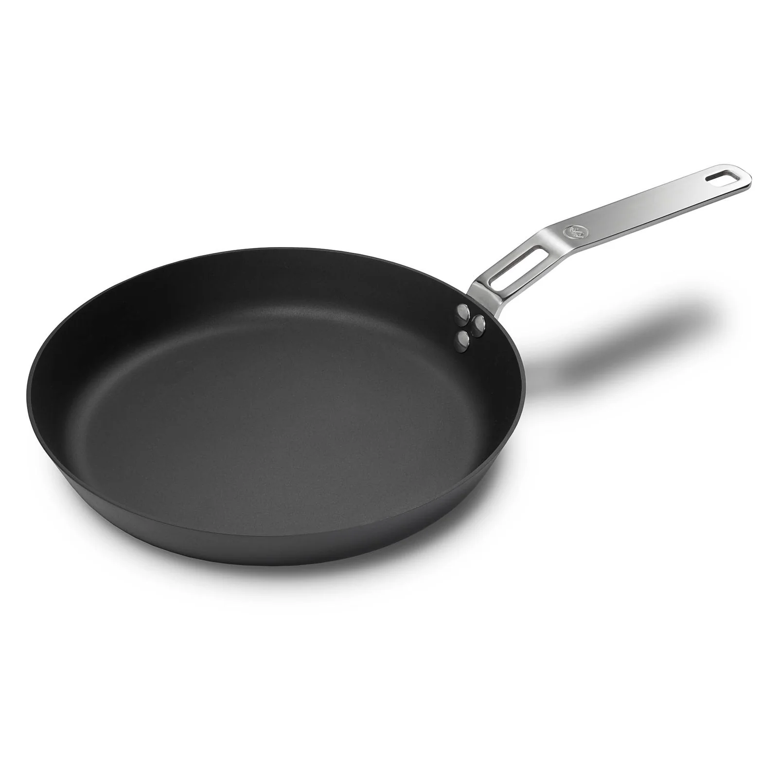 BARE Cookware plaatstalen pan van 24 cm – duurzame pan voor hoge temperaturen met natuurlijke antiaanbaklaag.