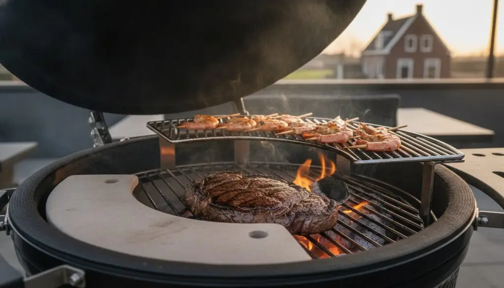 Warmteverdeling in een kamado: zo haal je het maximale uit je grill