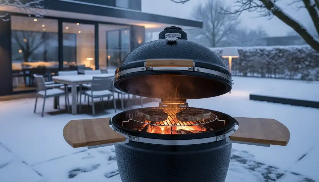 Kamado winter bbq: zo grill je veilig en lekker bij vorst
