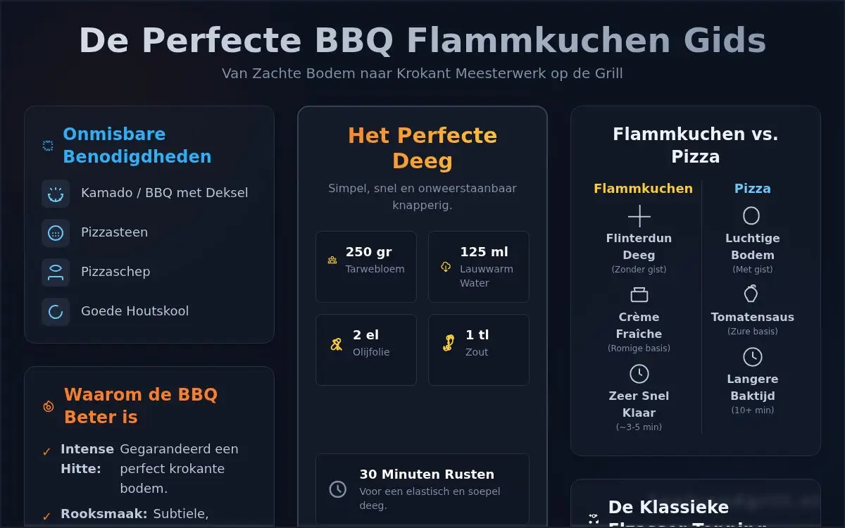 Hét Flammkuchen Recept voor de BBQ: Knapperig en Snel Klaar