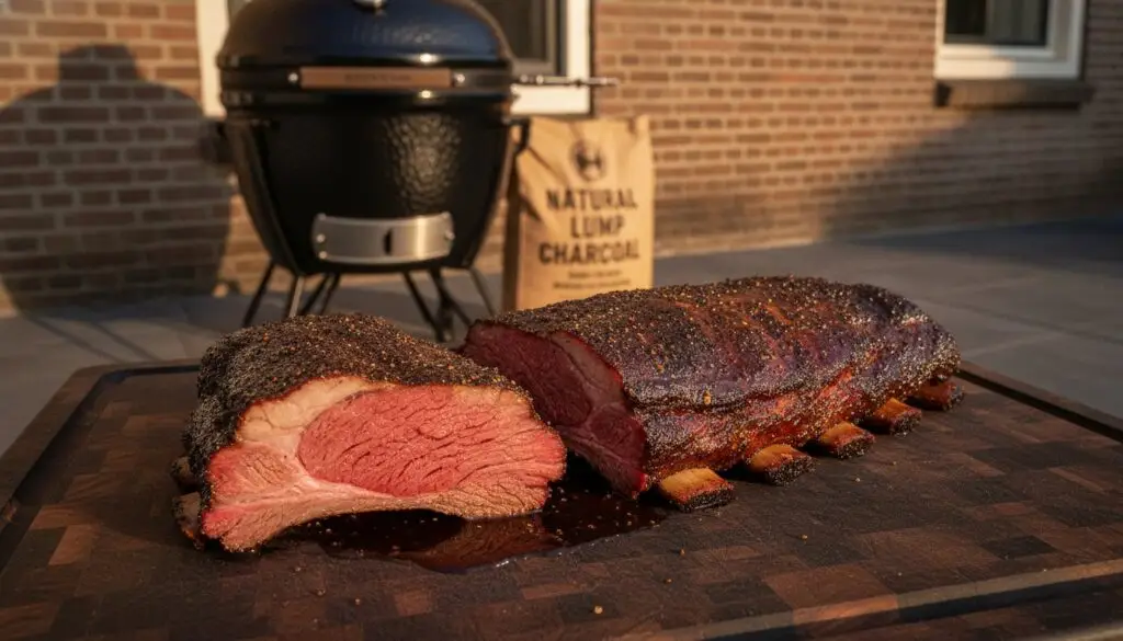 Short ribs bbq: malse beef ribs van de kamado